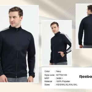 Reebok Polyester Jacket | Navy Blue