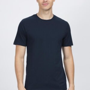 Wrogn Premium Cotton Round Neck Tshirt | Navy Blue