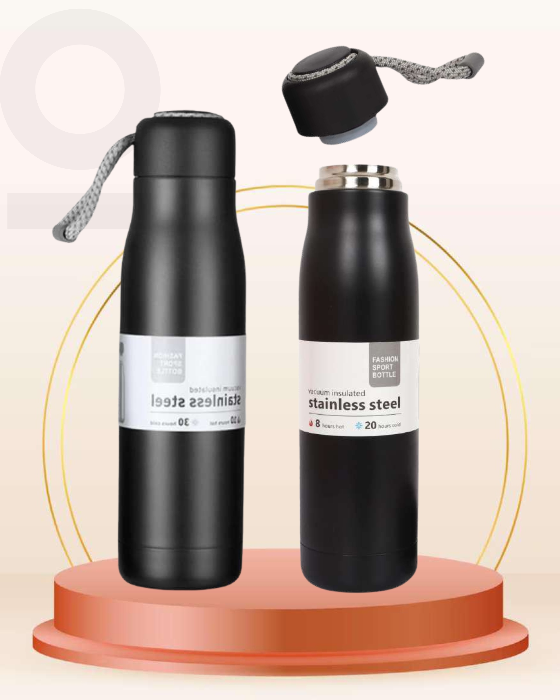 Sports NTSR36 Cork Thermos Flask