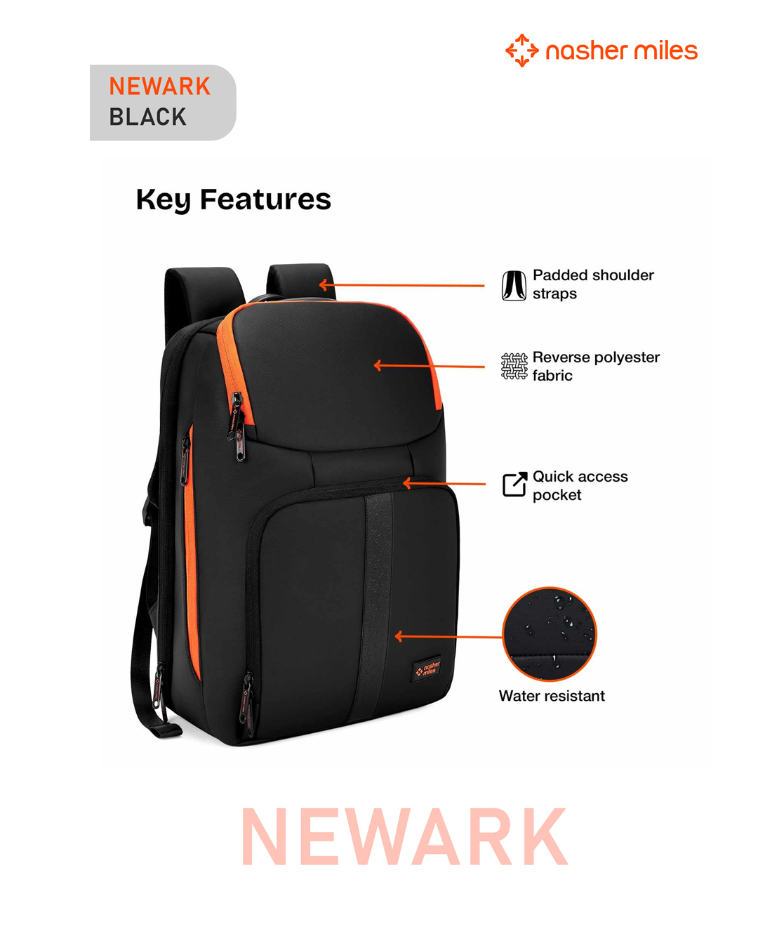 Nasher Miles Newark Backpack - Image 6