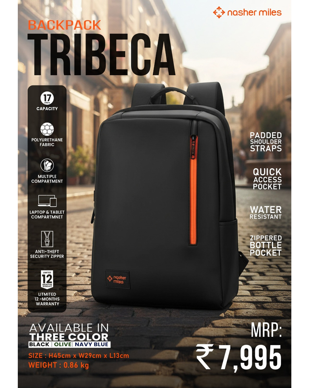 Nasher Miles Tribeca Backpack