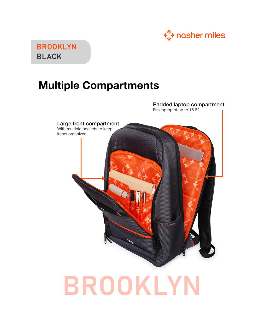 Nasher Miles Brooklyn Backpack - Image 2