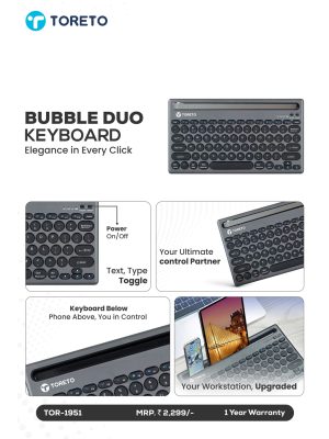 Toreto Bubble Duo Keyboard