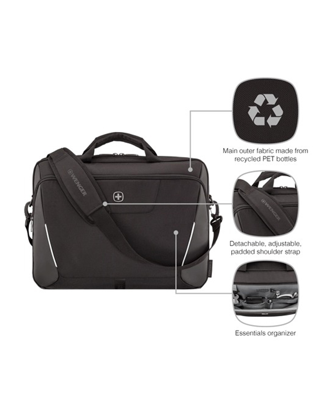 Wenger XE Brief 17 Black - Image 4