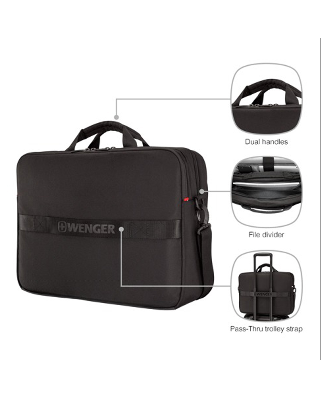 Wenger XE Brief 17 Black - Image 2