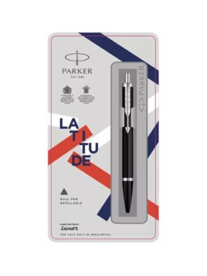Parker Lattitude Matte Black Ball Point CT