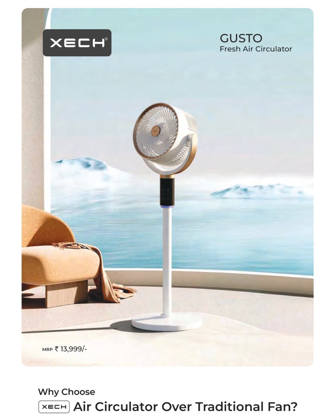 Xech Gusto Air Circulator Fan