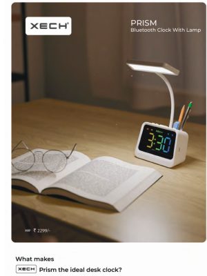 Xech Prism Digital Clock With Lamp
