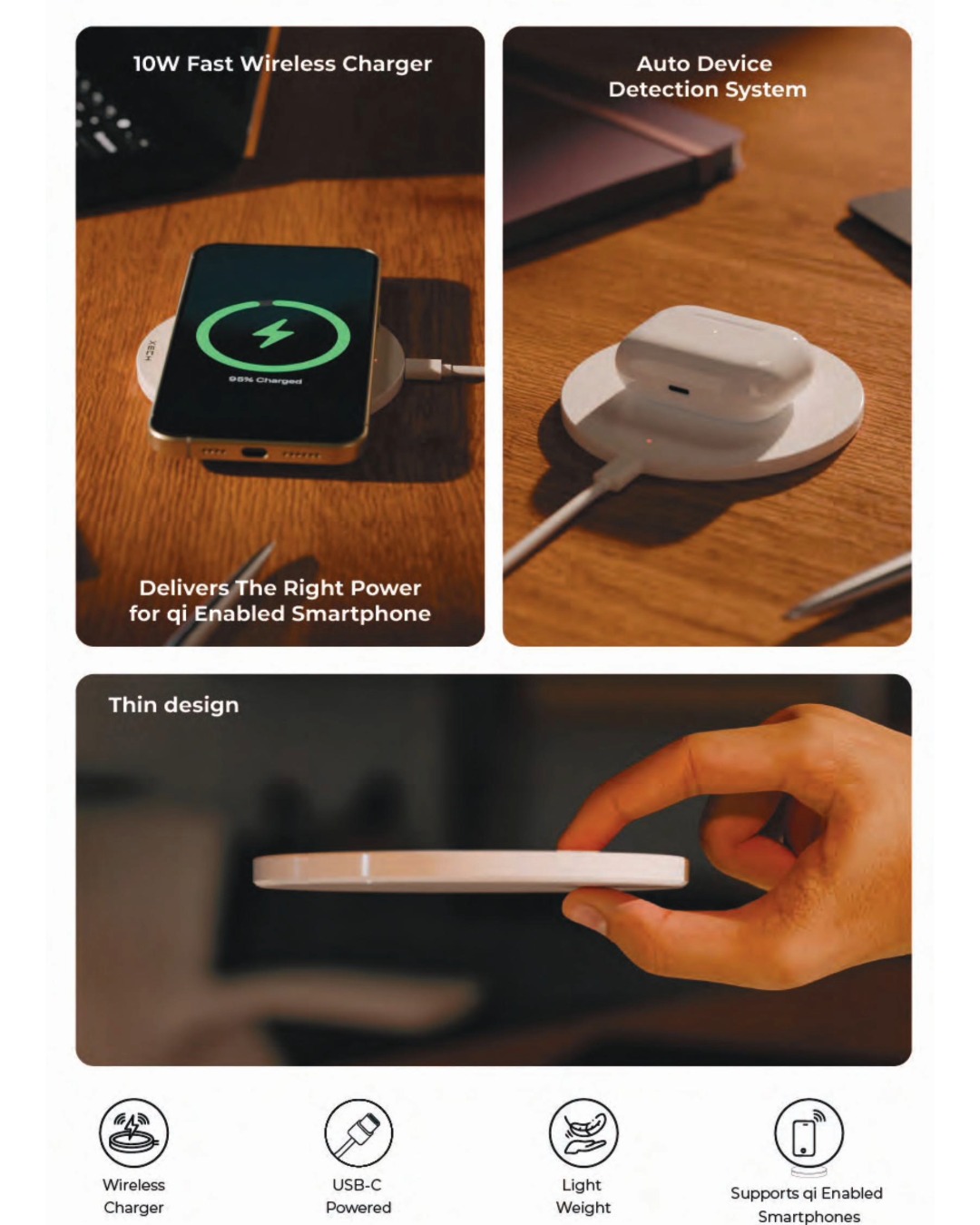 Xech Powerbase Lite Wireless Charger - Image 2