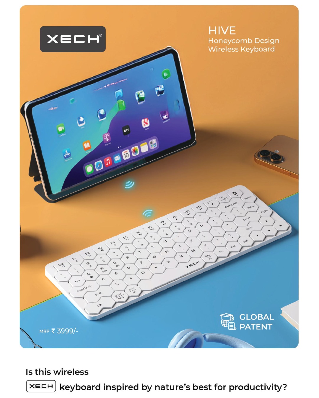 Xech Hive Wireless Keyboard