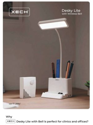 Xech Desky Lite Table Lamp With Bell