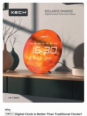 Xech Solaris Mars Digital Clock